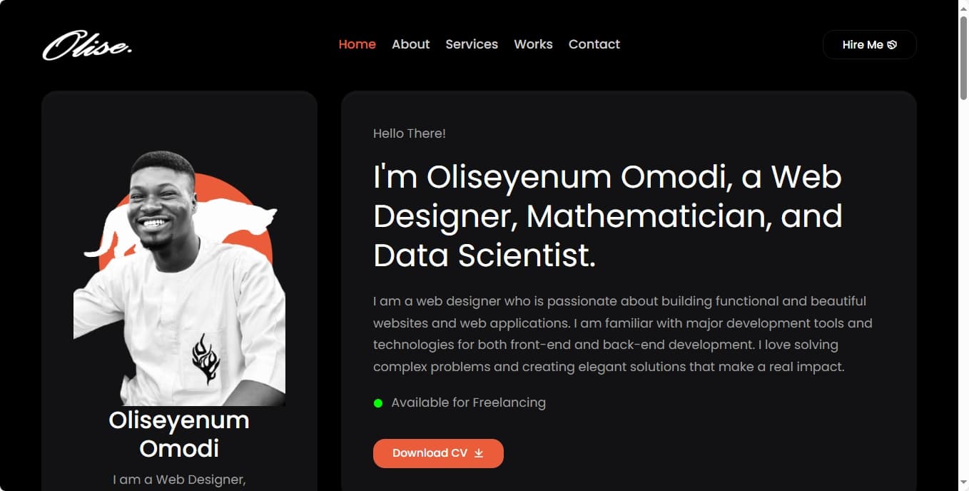 Personal Portfolio Website